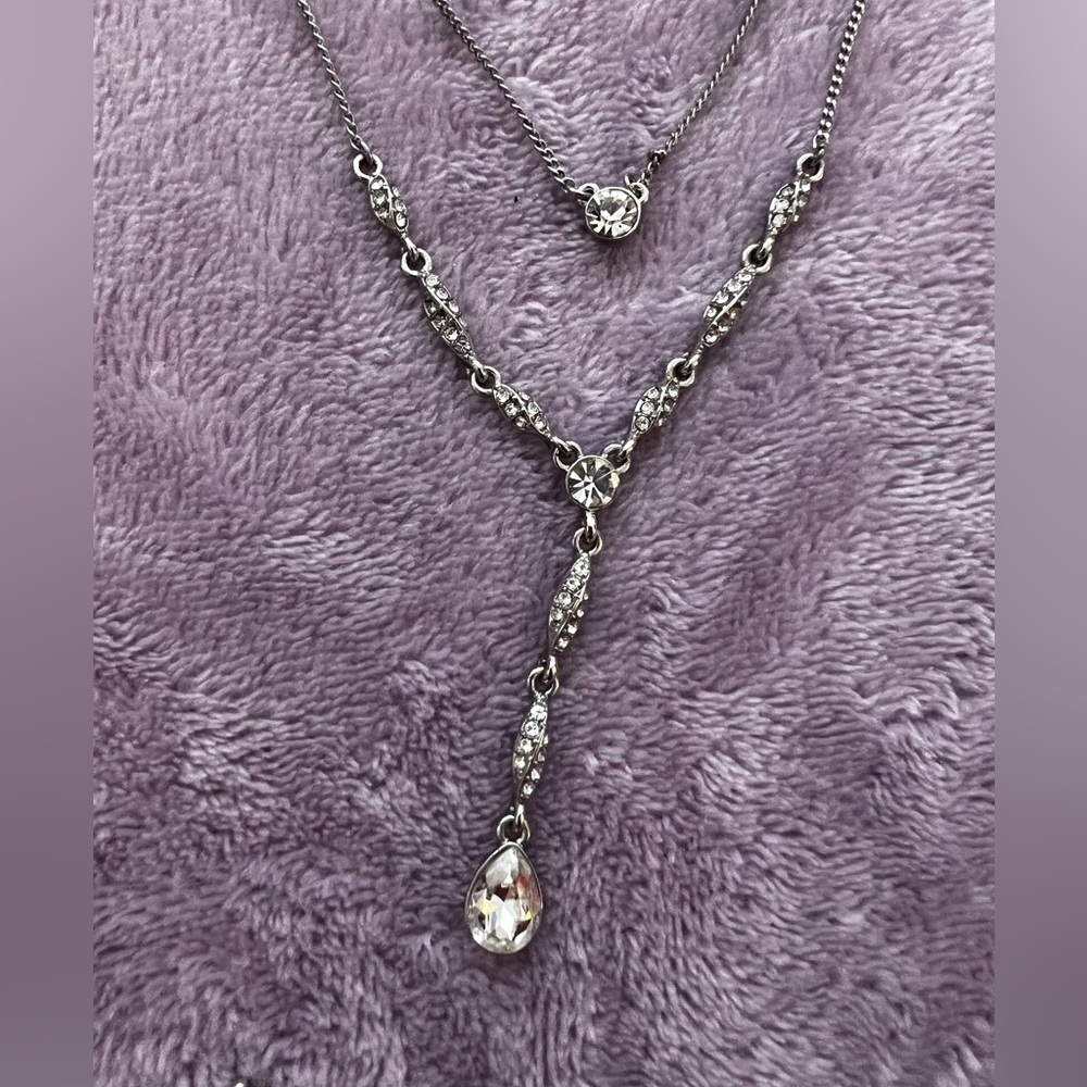 Givenchy Rhodium Necklace **Bracelet SOLD**